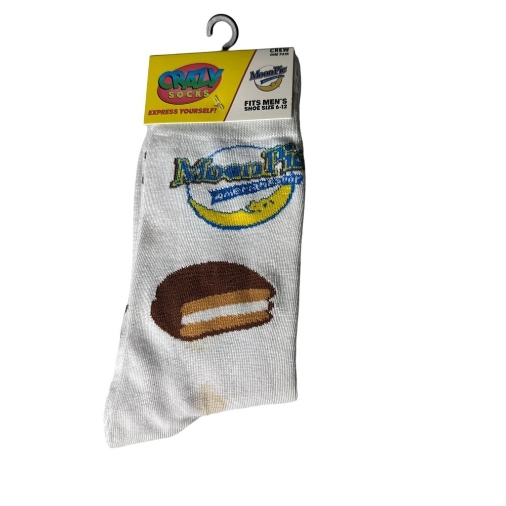 CRAZY SOCKS- MOON PIES Men’s 6 - 12